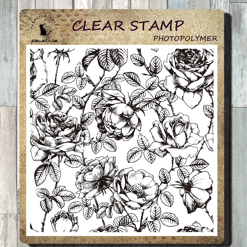 Panalisacraft фон прозрачный силиконовый штампы для DIY скрапбукинга/изготовления