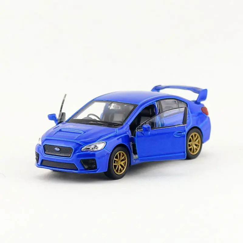 YJ 1/36 масштаб вытяните назад автомобиль игрушки Япония SUBARU Impreza STI литой металл