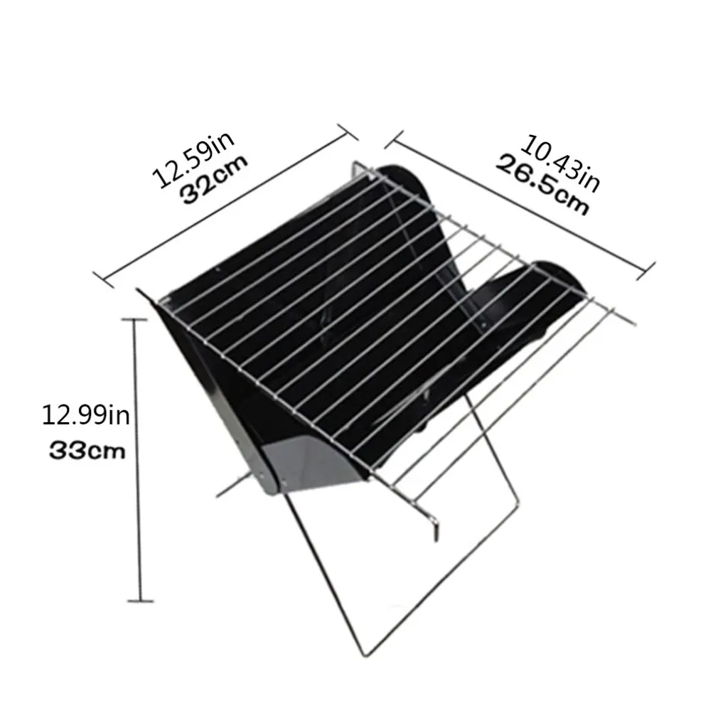 

Korean X-shaped Small Barbecue Grill Outdoor Grill Portable Foldable Barbecue Grill Picnic Or Outing Use Food Grade