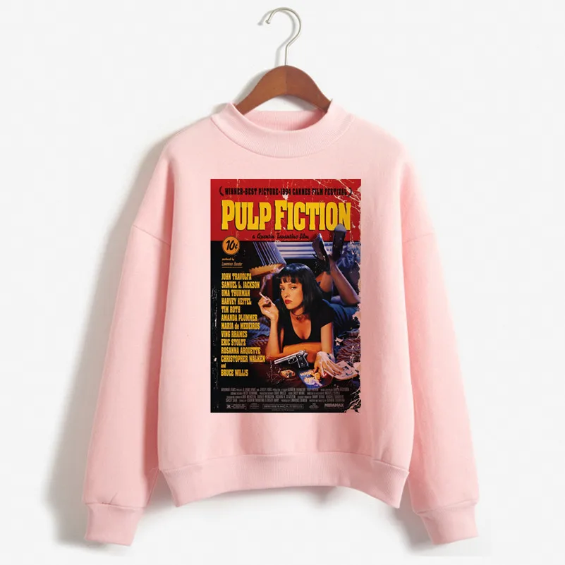 P1716A-pink Новинка года, осенне-зимние толстовки с капюшоном с принтом в виде мигалок, женская модная винтажная толстовка, женская одежда 90 s, толстовка в стиле Харадзюку - Цвет: P1716A-pink