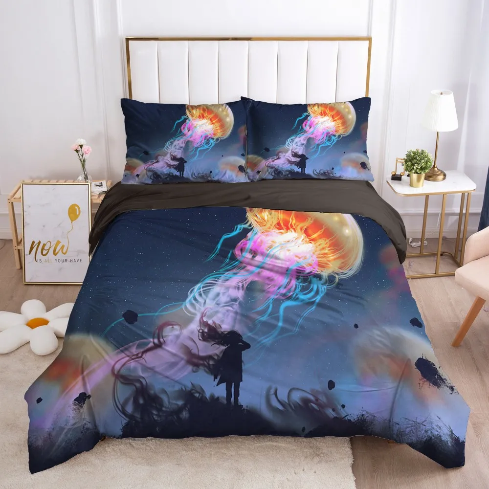 

3D Duvet Cover Sets Fine View Design Bedding Sets Bedding Bag Pillow Shams 180*220 200*225 228*228265*230 Custom Bedding Sets