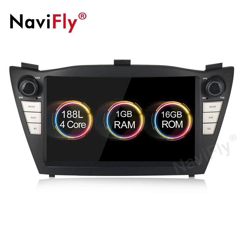 16G standard model NaviFly " Android 9 автомобильный мультимедийный плеер для hyundai IX35 TUCSON 2009 2010- Wifi RDS gps Navi 2+ 32G hd-навигатор для автомобиля BT - Цвет: 16G standard model