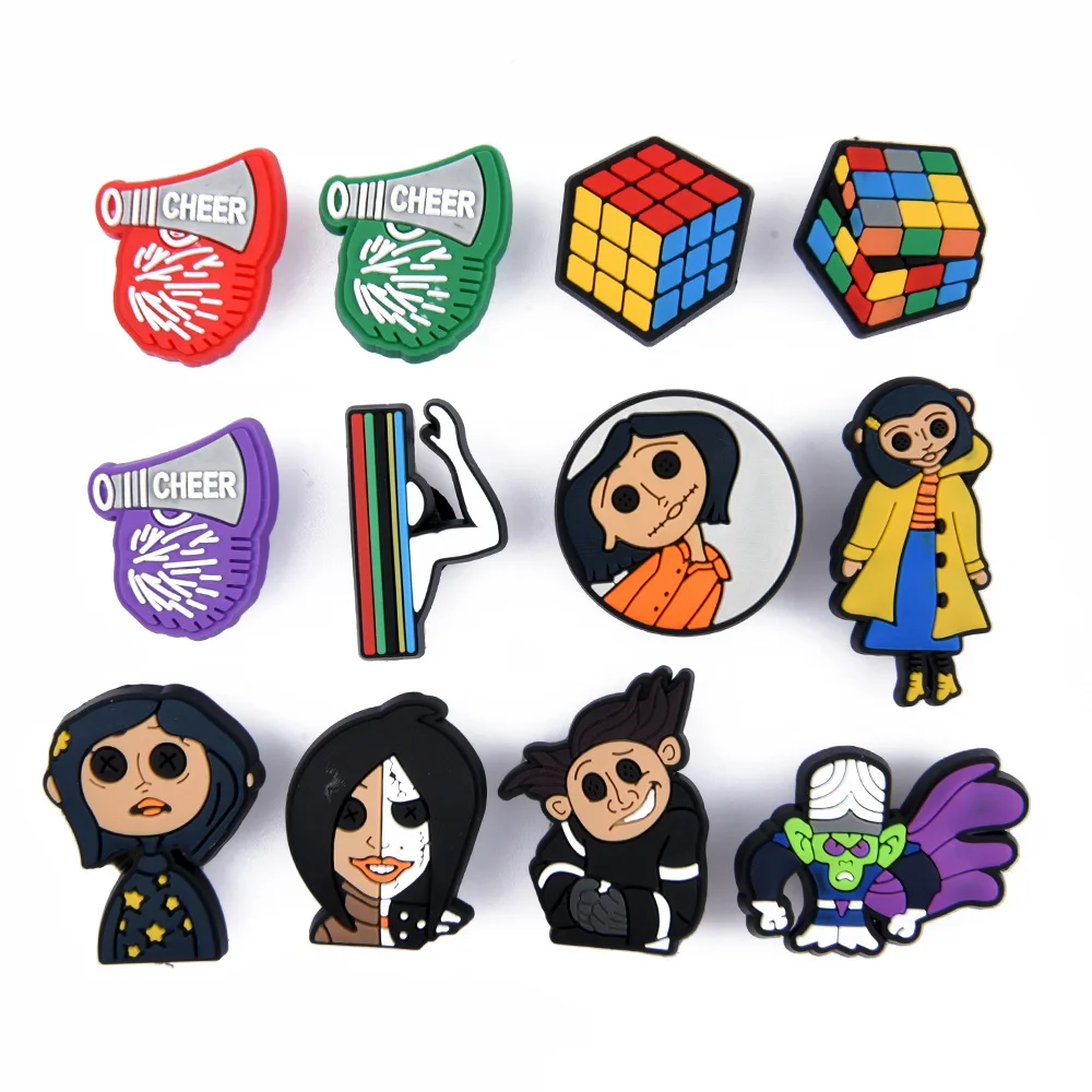 

halloween Ghost pvc Shoes Charms Cartoon Character Shoes Accessories Decoration Suitable For Croc kids Gifts