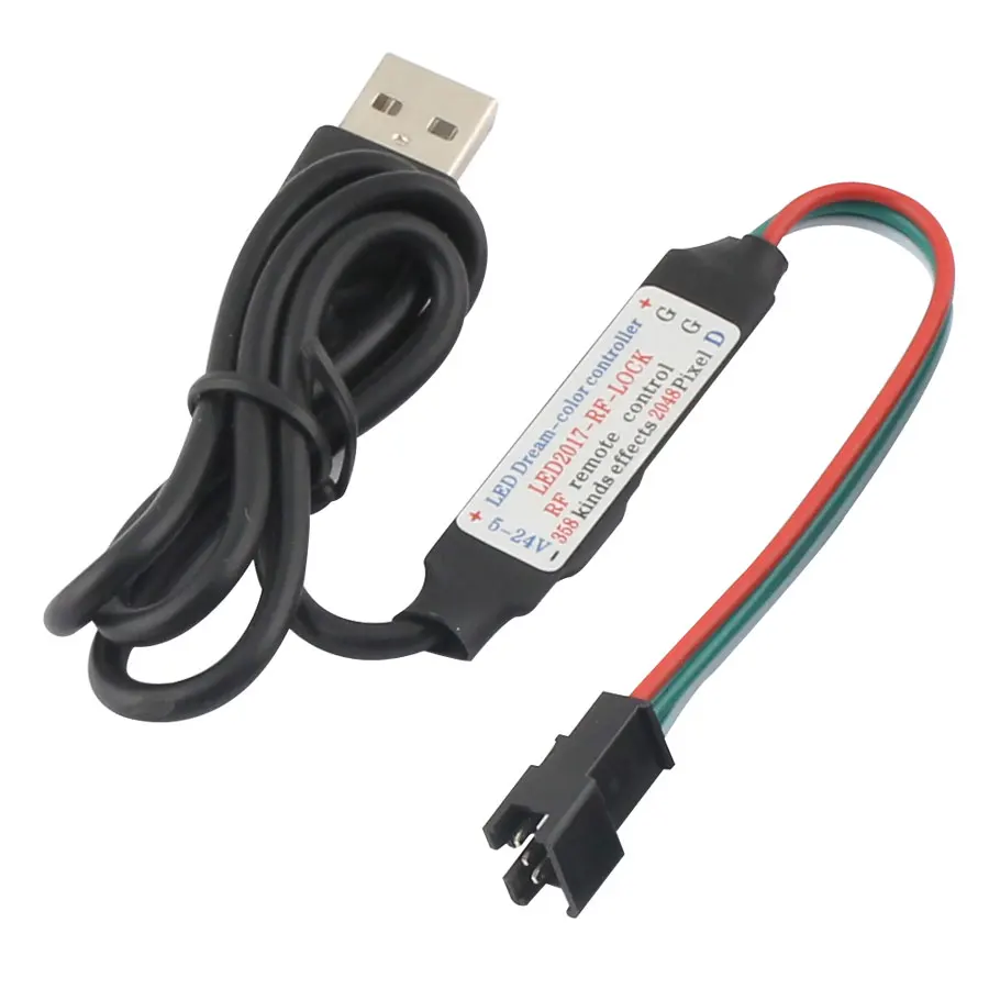 WS2812 WS2812B светодиодный контроллер Диммер 5 в RF беспроводной пульт дистанционного