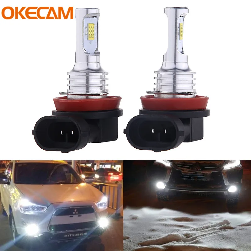Автомобильные противотумансветодиодный СВЕТОДИОДНЫЕ Фары H8 H11 9005 HB3 9006 HB4 дневные