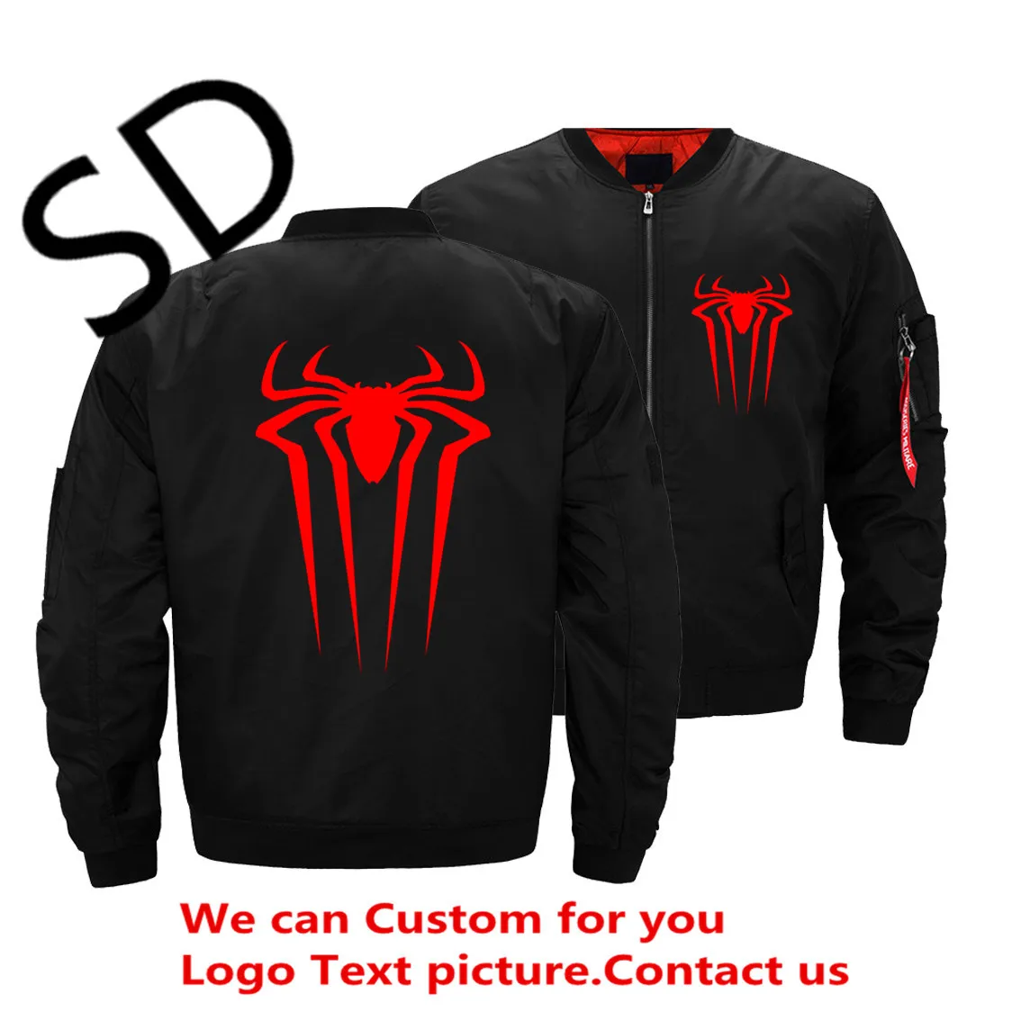 Новинка 2018 мужская куртка горячая распродажа Человек-паук весна-осень теплая