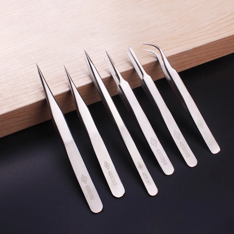 

Anti-Static Industrial Precision Tweezers Stainless Steel Pincet Electronic Repair Soldering Iron Tool Pointed Tip Tweezers