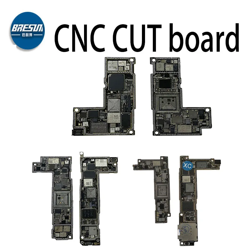

CNC CUT Motherboard For IPhone12 13 Pro max Logic Board Polishing CPU AP RF Board IPhone12 13Mini Switching CPU Baseband Cutting