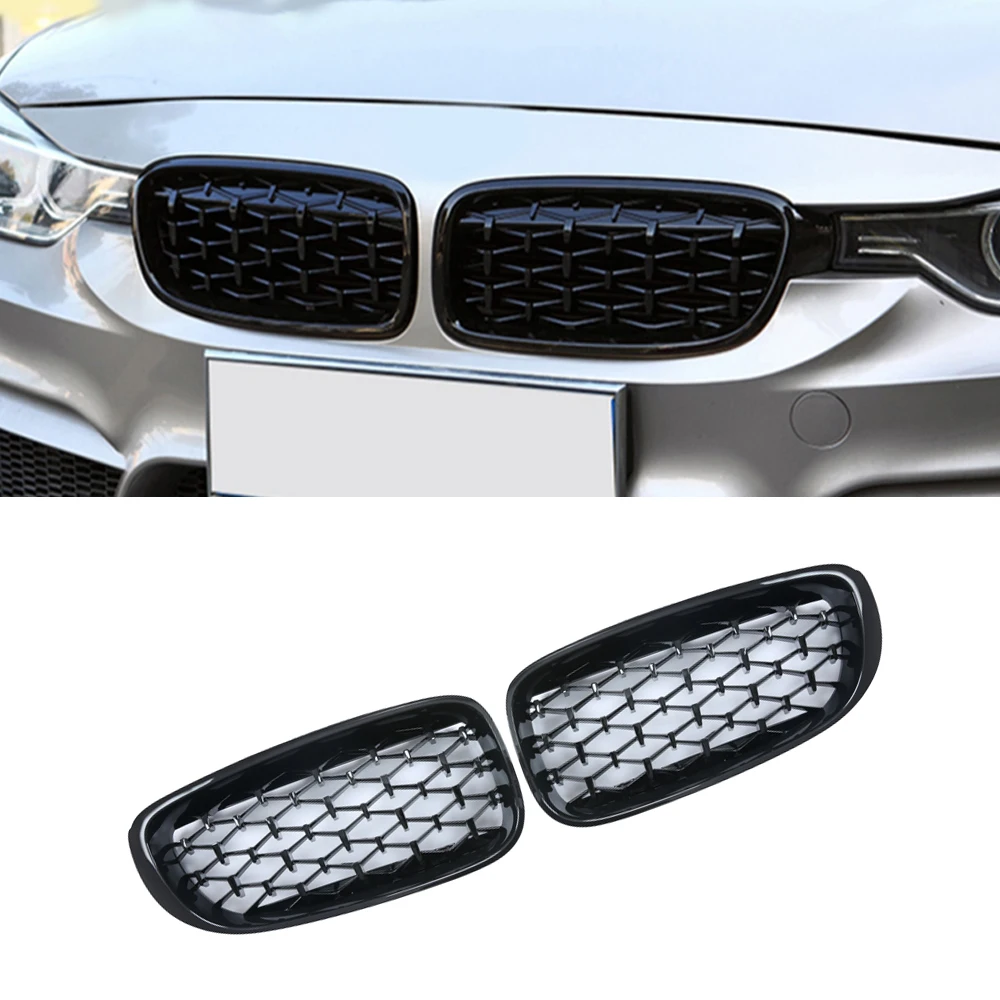 

Автомобильные аксессуары, передняя решетка, средняя сетчатая решетка в сборе, рамка, крышка, украшение для BMW 3 серии GT Gran Туризм F34 2013-2019