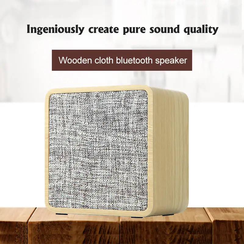 Семейный винтажный деревянный портативный сабвуфер с Bluetooth аудиоплеером Hi Fi