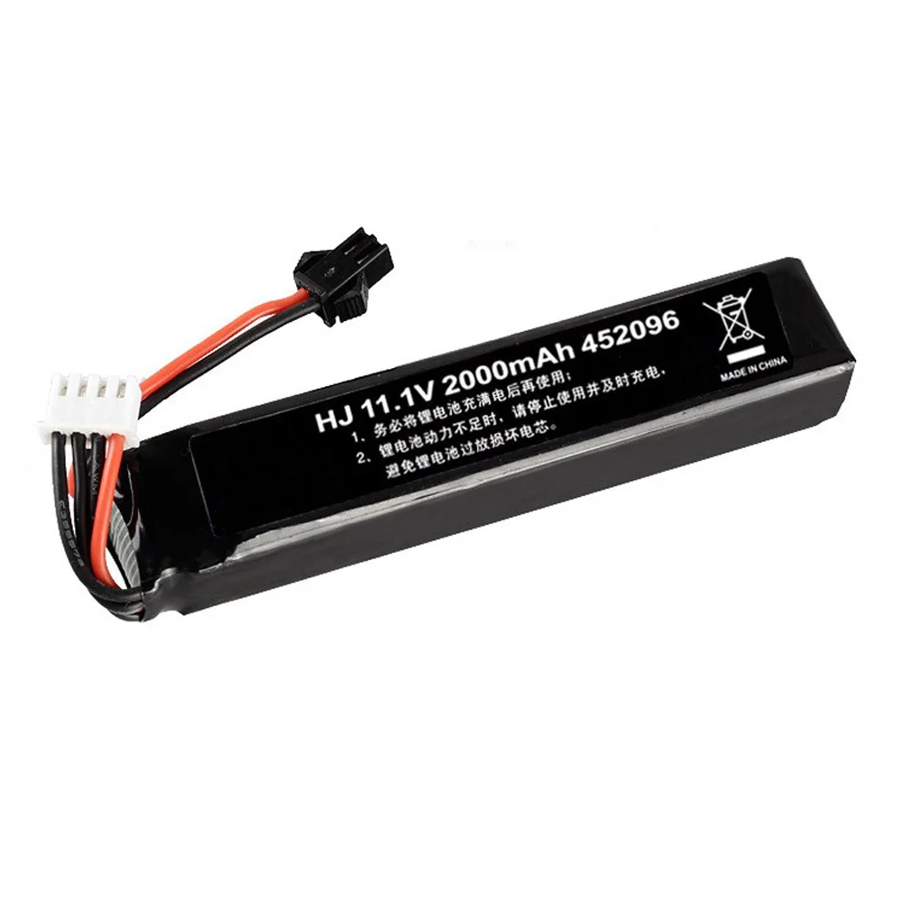 Аккумулятор Lipo 11 1 В 2000 мАч для водяного пистолета 3S 30C 452096 аккумулятор мини