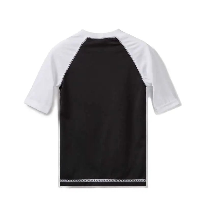 Одежда для серфинга с короткими рукавами мальчиков SPF 50 однотонная пляжная