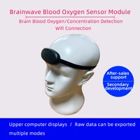 brainwave blood oxygen imaging sensor module eeg spo2 headset developable device with upper computer