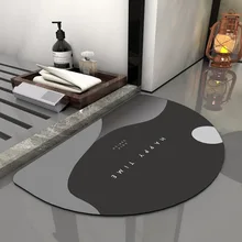 Nano Diatom Mud Soft Mat Diatomite Absorbent Foot Mat Quick-Drying Household Bathroom Bathroom Non-Slip Mat Door Mat Nano Diatom Mud Soft Mat Diatomite Absorbent Foot Mat Quick-Drying Household Bathroom Bathroom Non-Slip Mat Door Mat