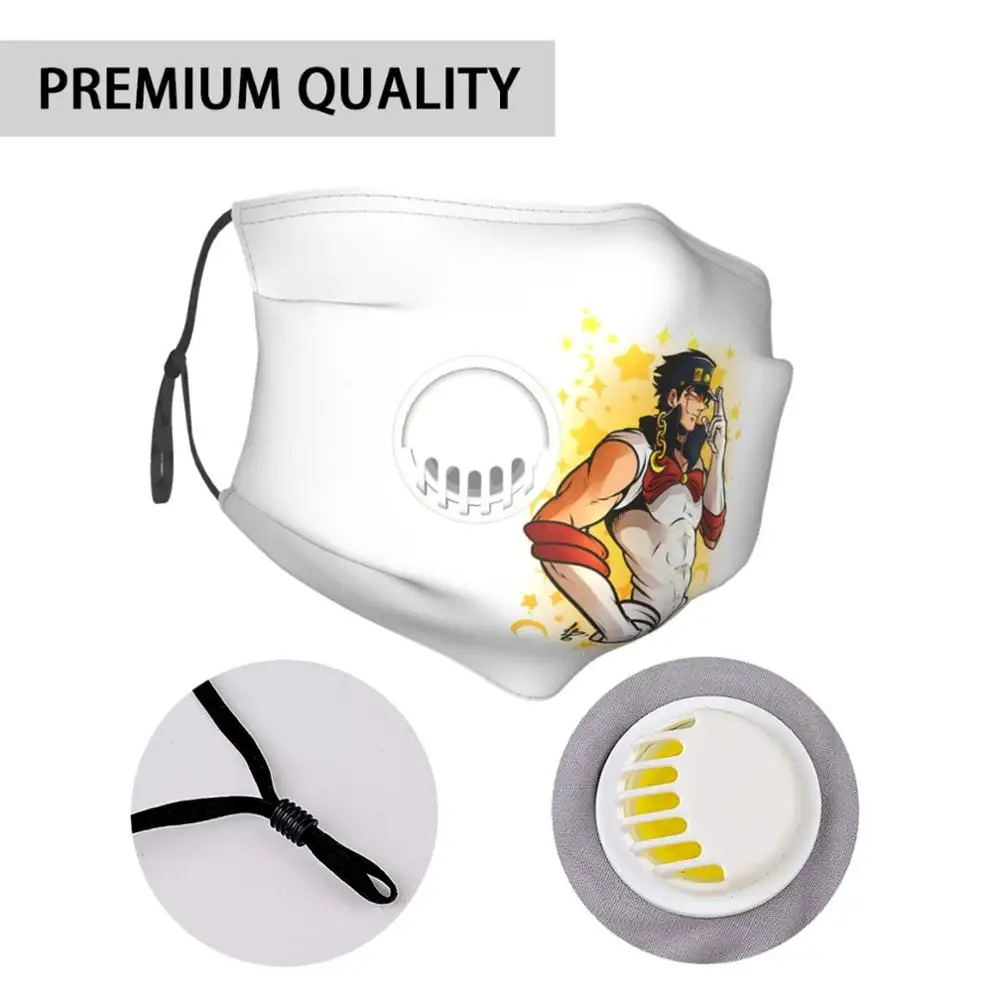 Джотаро Мун! Маска для лица мужчин и женщин многоразовая моющаяся маска с