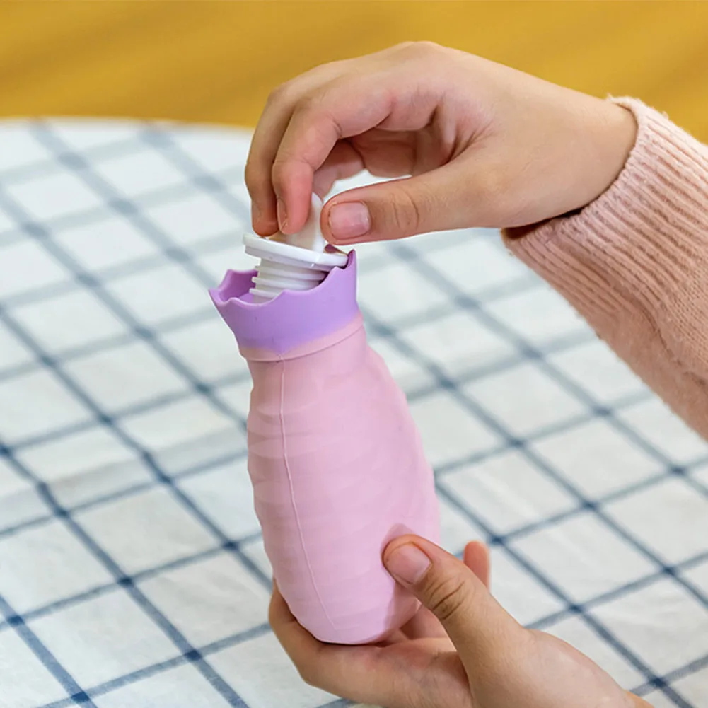 Экономичная силиконовая бутылка для горячей воды в форме ананаса грелка рук