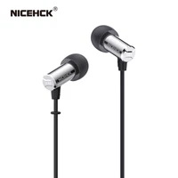 2021 nicehck x49 single ba balanced armature driver mini in ear earbud hifi metal sleep game dj music wired mic earphone iem um1