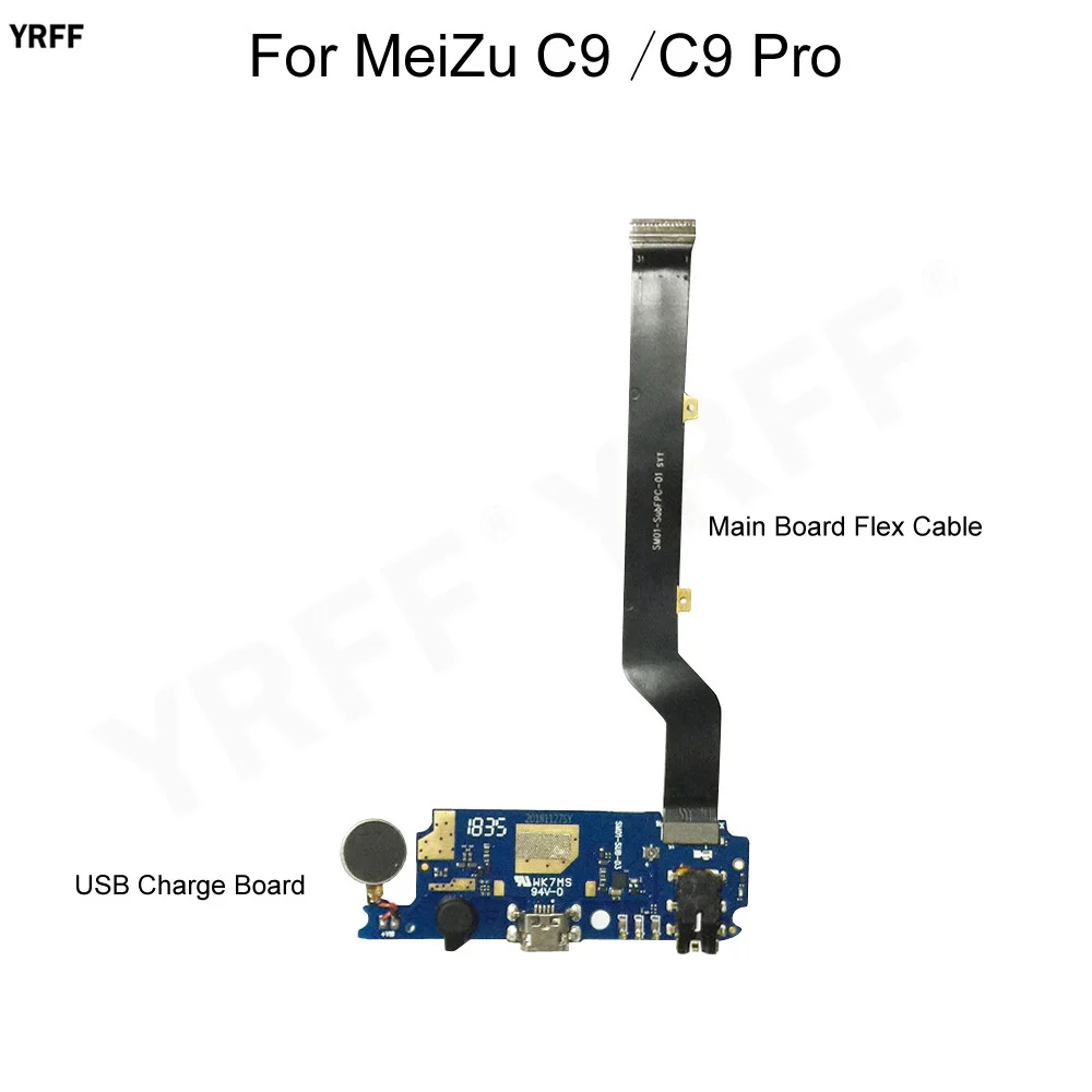 

Запасные части для мобильного гибкого кабеля для MeiZu C9/C9 Pro, USB-зарядная док-станция, фотокабель, запасные части для ПК