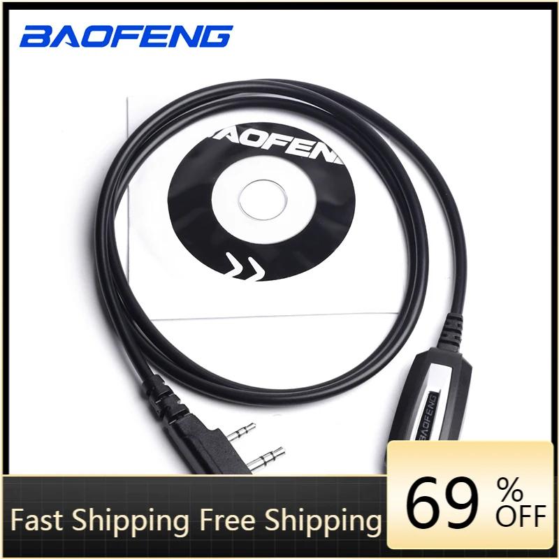 

OPPXUN USB Programming Cable and Software CD for Baofeng Walkie Talkie UV-5R Serise BF-888S Kenwood Wouxun Accessories Kit