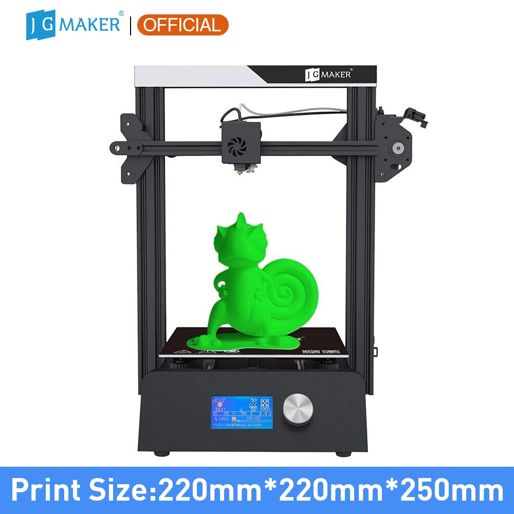 3D принтер JGMAKER Magic высокая точность большой размер сборки 220x220x250 мм возобновление