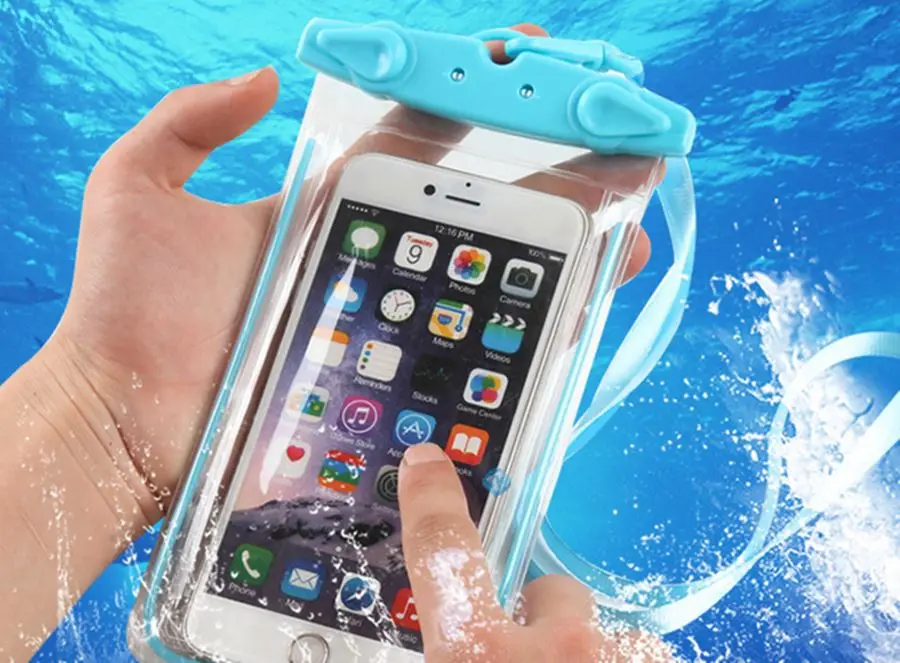 

Waterproof Case Dry Bag Cell Phone Pouch With Military Lanyard Strap For Kayaking Sledding Boating Surfing Best Waterproof Case