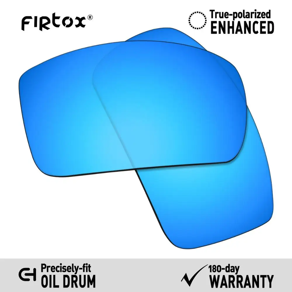 Blue-Polarized Firtox настоящие поляризованные Сменные рассеиватели UV400 для солнцезащитных очков-солнцезащитных очков с масляным барабаном(Только Совместимые линзы)-несколько цветов - Цвет линз: Blue-Polarized