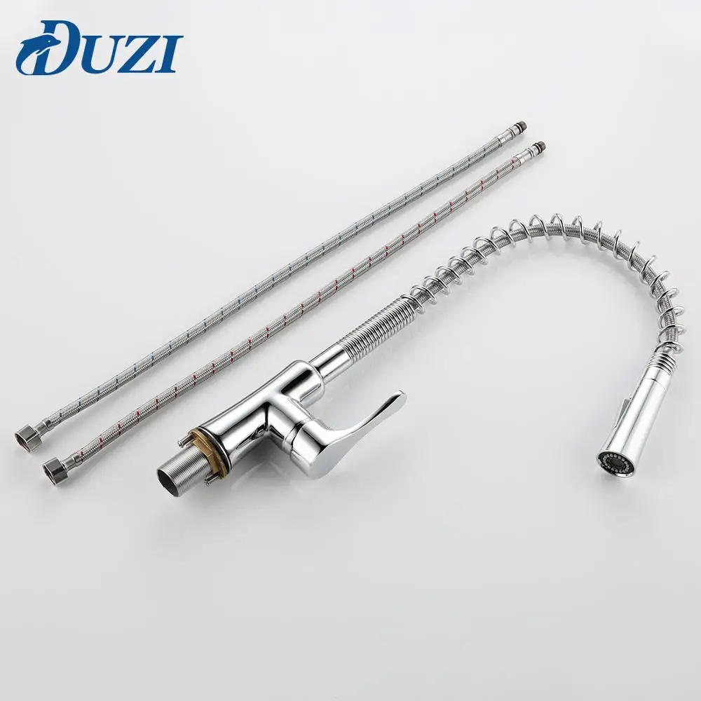 Кухонный смеситель с одной ручкой кран для холодной и горячей воды вращающийся