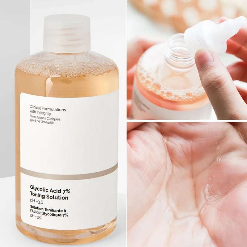 

Glycolic Acid 7% Toning Solution Ordinary 240ml Gentle Exfoliation Acne Scars Brighten Repair Skin Moisturizing Toner