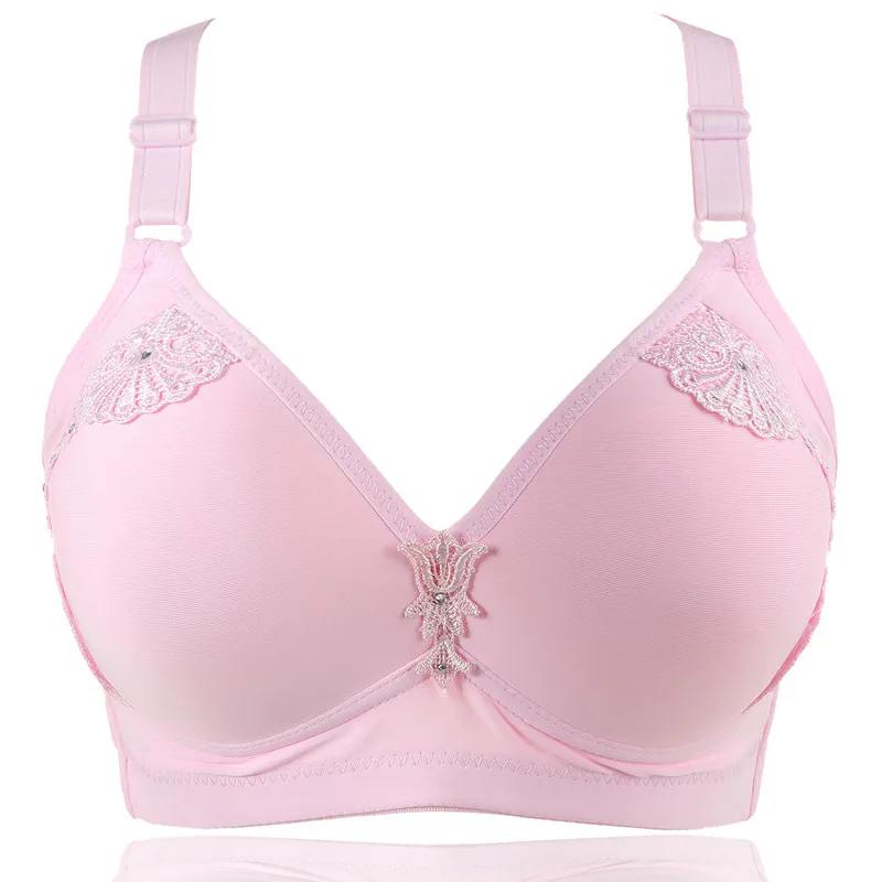 

Solid 5 Color Brassiere Push Up Plus Size 36 - 44 B C Cup Femme Comfort Underwear Bralette Seamless Women Wireless Bra