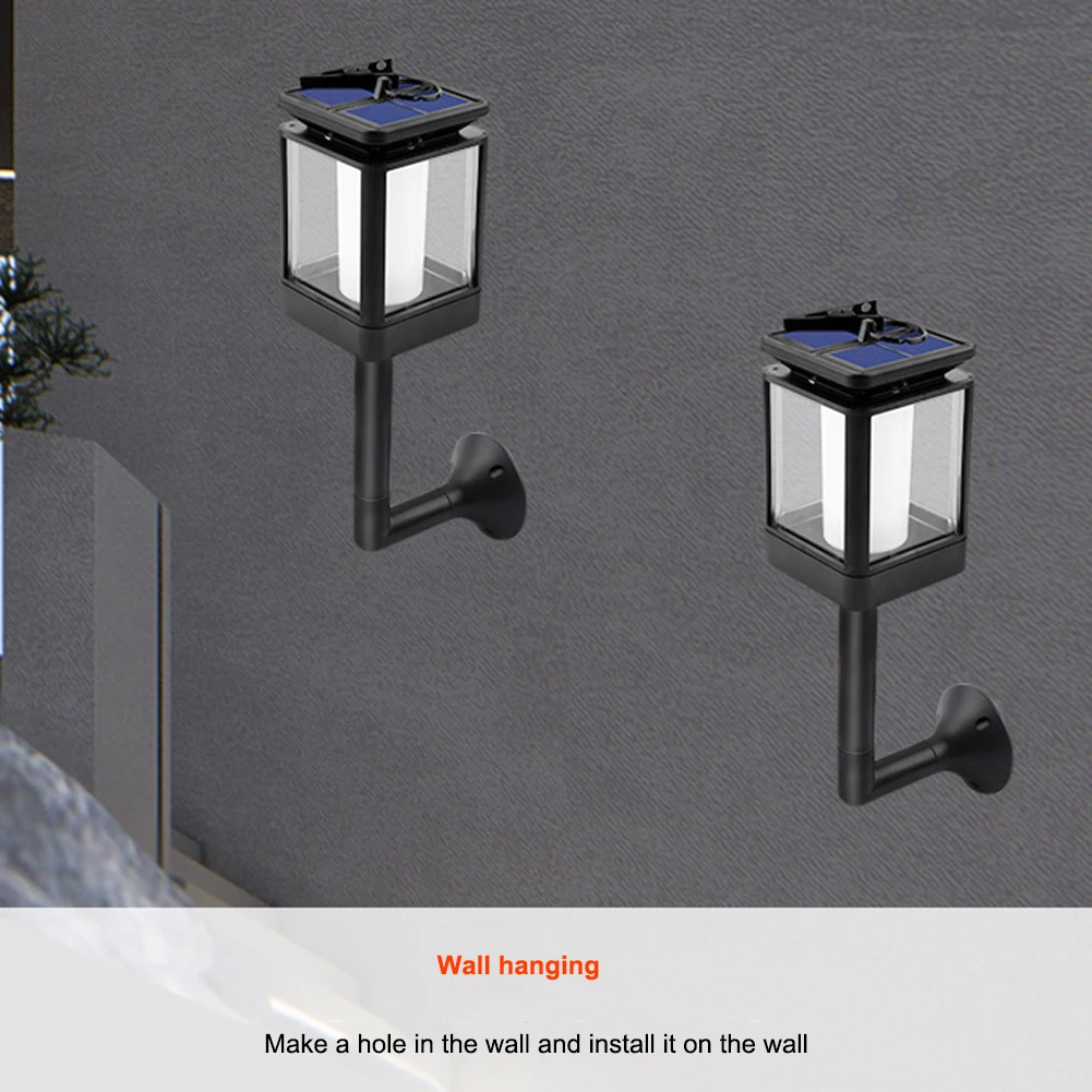 

Уличная Светодиодная лампа на солнечной батарее, водонепроницаемый садовый фонарь на колышке для газона, ночной светсветильник льник на со...