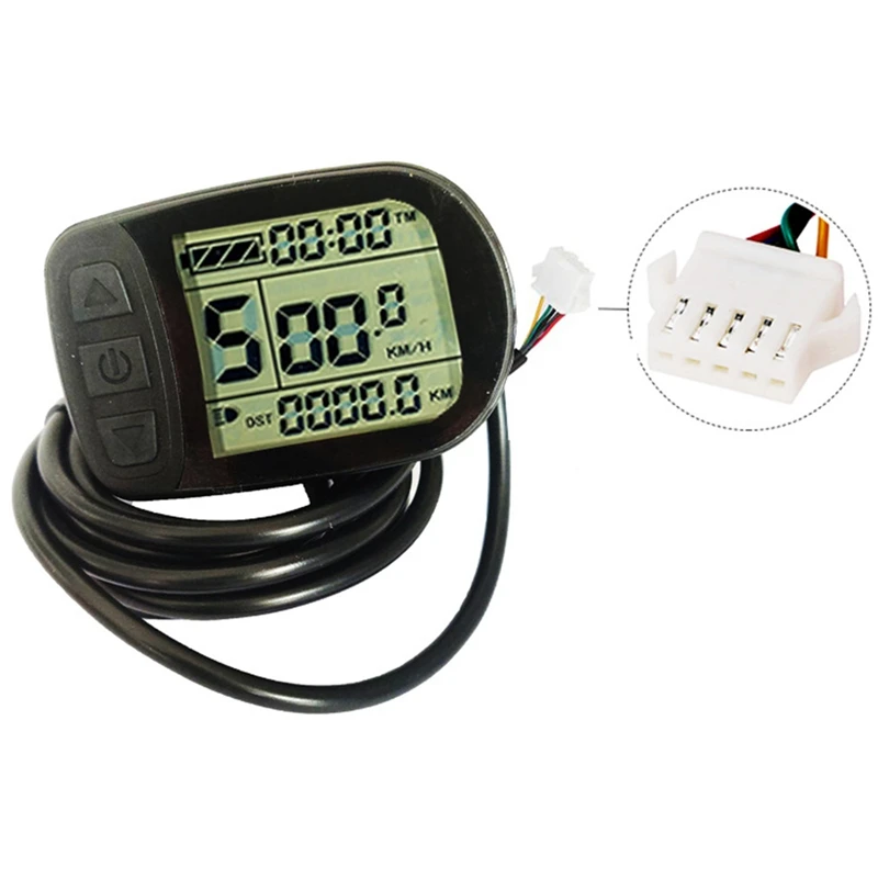 36V 48V 350W 17A Electric Bicycle Sine Wave Controller With KT LCD5 Display Thumb Throttle And Sensor E-Bike Accessories | Спорт и