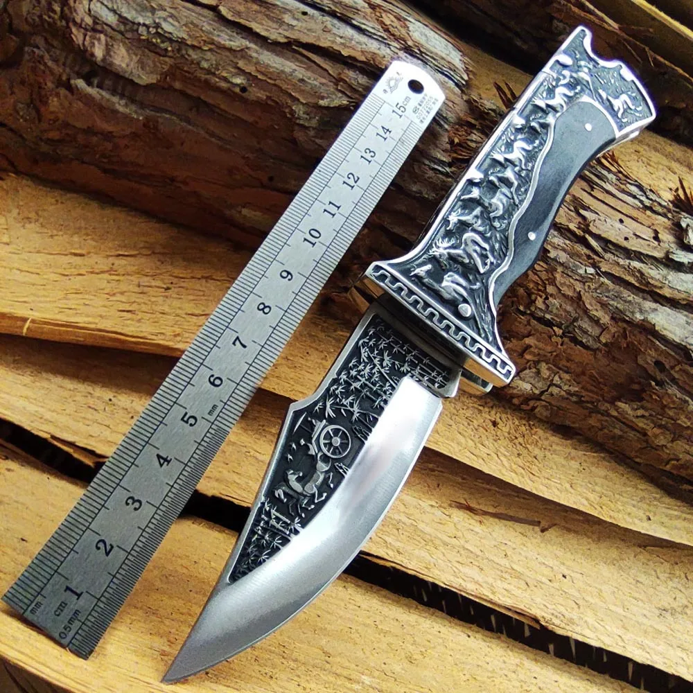 

Outdoor Knife Folding Blade Knife Engraved Heavy Duty Utility Collection Tools