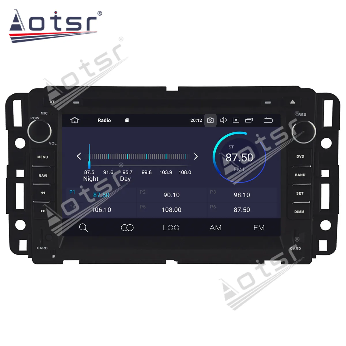 Автомобильный мультимедийный радиоплеер для GMC Yukon Tahoe 2007 2012 Стерео Android 10 DSP 7 &quotIPS