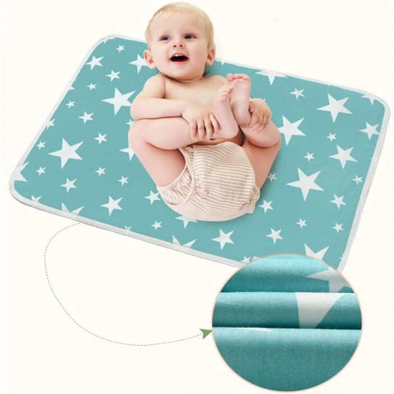 

Детский подгузник, пеленальный коврик для младенцев, портативный складной моющийся Водонепроницаемый Дорожный Коврик, подушка, чехол