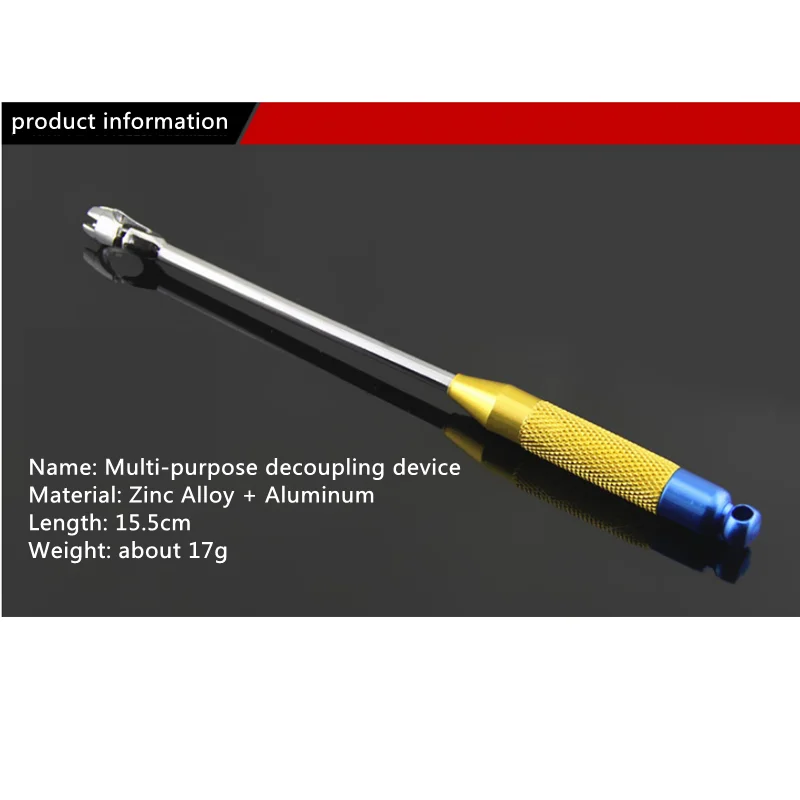 

Fishing Tools Removable Uncoupling Device Metal Multi-use Knotting Rapid Unhooking Device Easy Take The Hook Picker