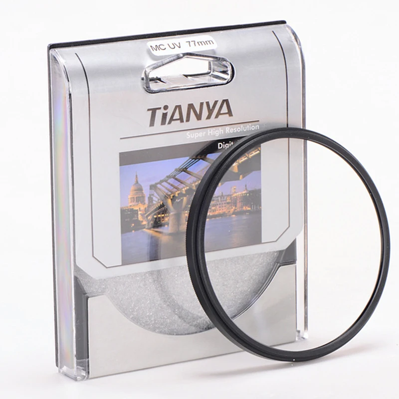 Tianya УФ-фильтр для объектива 37 40,5 43 46 49 52 55 58 62 67 77 82 86 72 мм фильтр Защита объектива камеры фильтры фон для фотографирования