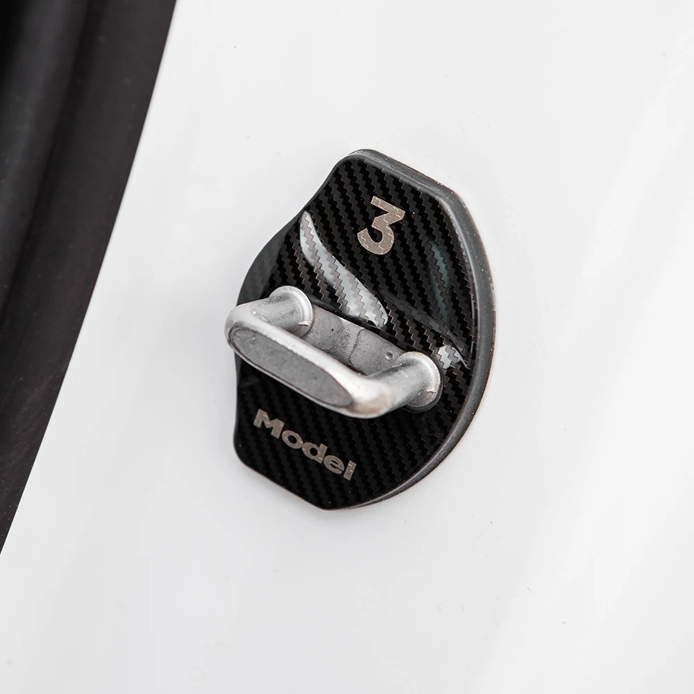 Пряжка для автомобильного дверного замка Model3 чехол Tesla Model 3 2021 аксессуары дверной