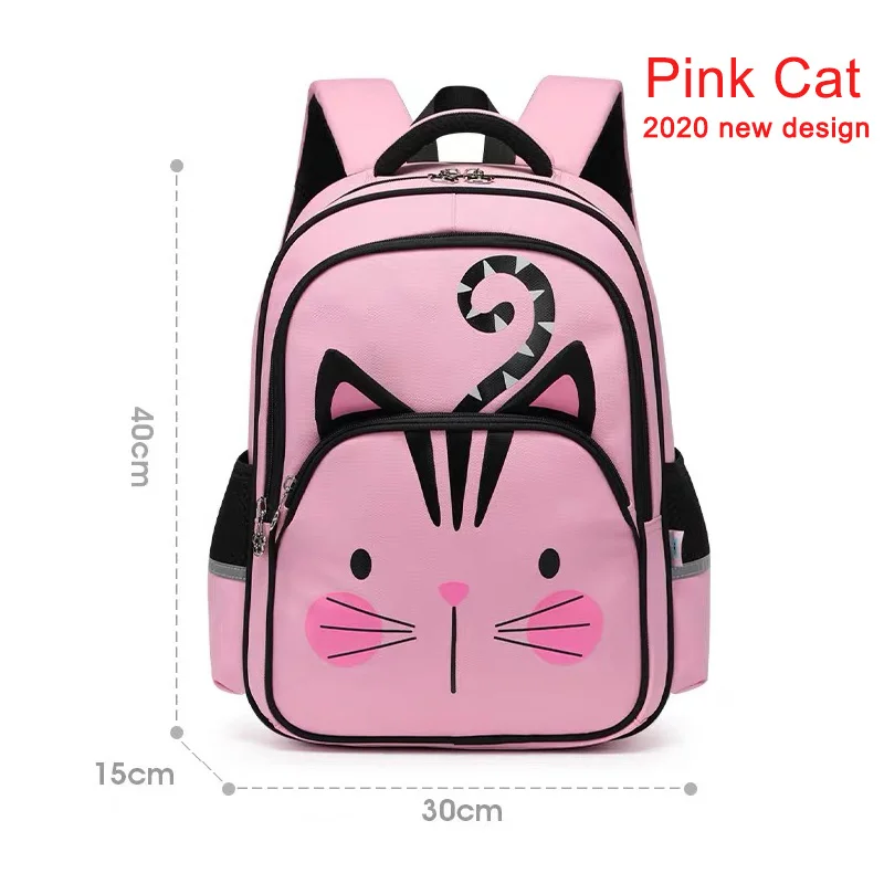 SUN EIGHT Lovely Cat New Arrival Girl School Backpacks School Bags for Little Girls School Bag Kids Bags 3-4 Grade
