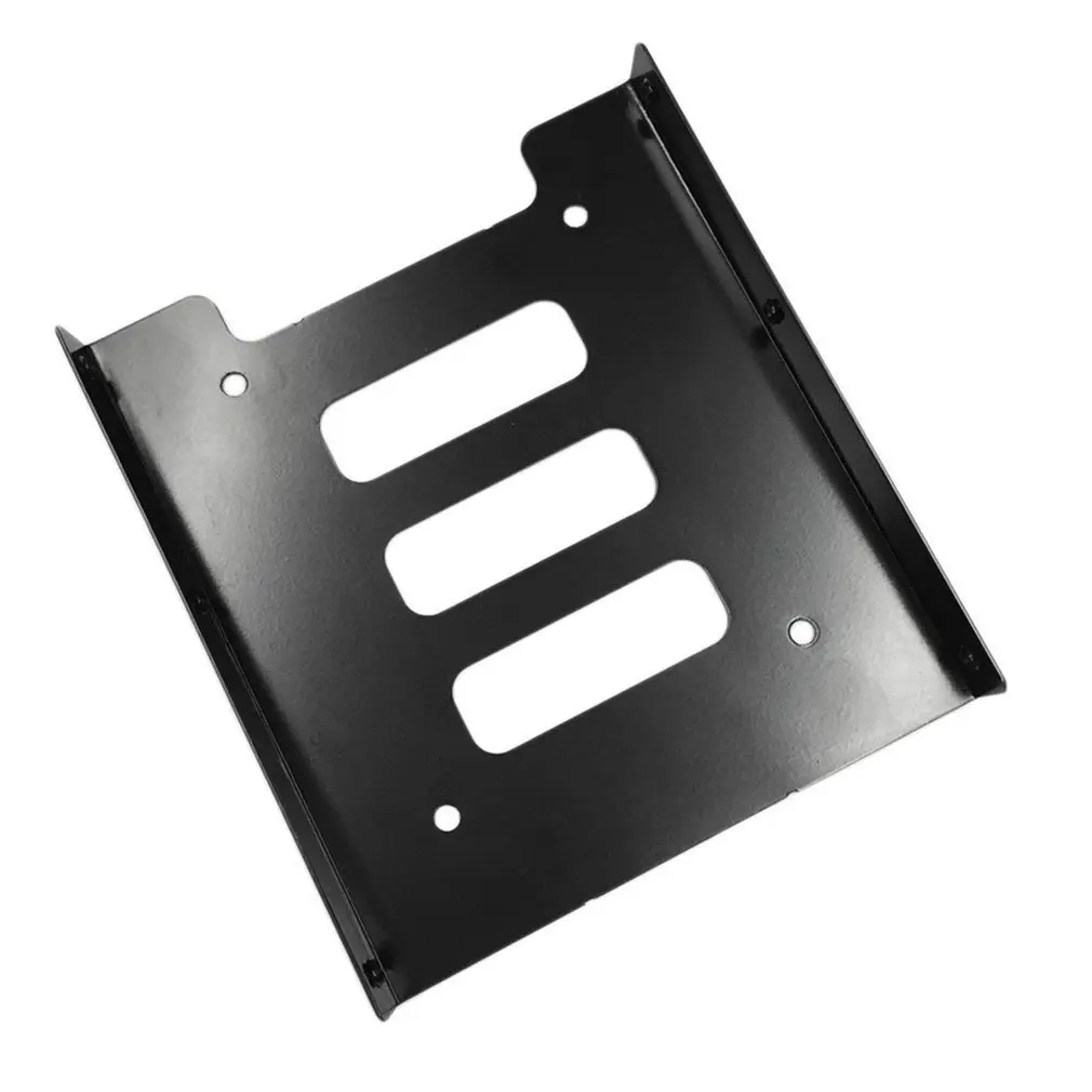

Professional 2.5 Inch To 3.5 Inch SSD HDD Metal Adapter Rack Hard Drive SSD Mounting Bracket Holder For PC Black