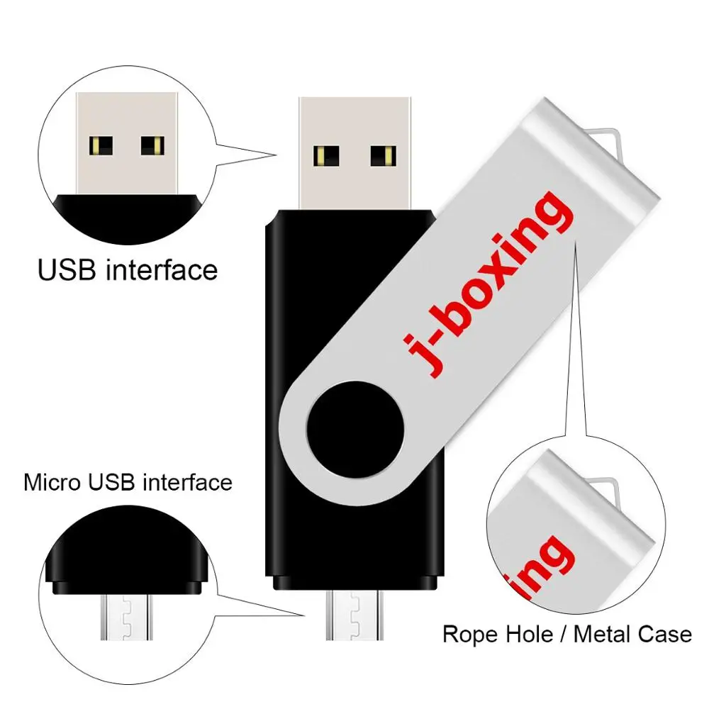Металлический OTG USB флеш-накопитель 128 ГБ 64 32 16 | Компьютеры и офис