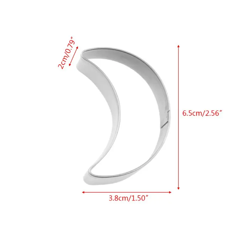 Рамадан исламский ИД Мубарак Луна нержавеющая сталь резак печенья кондитерский