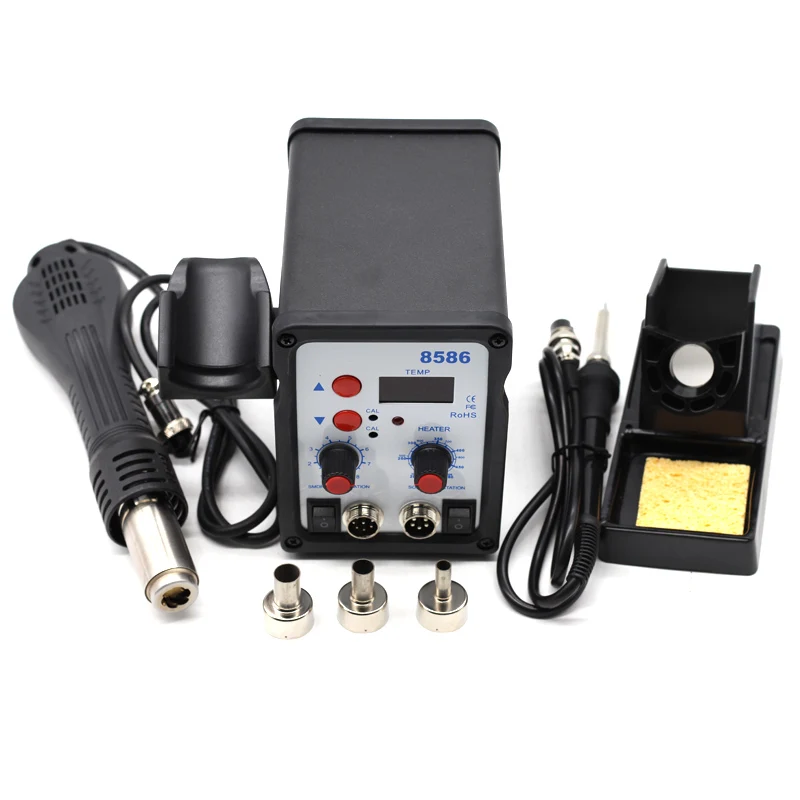 Паяльная станция Yarboly 8586 SMD BGA тепловая пушка с вентилятором горячего воздуха фен