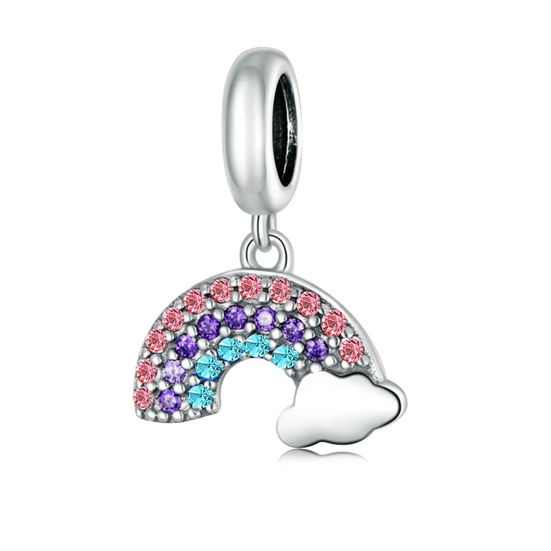 Бусины-подвески серебристого цвета для браслета | Украшения и аксессуары