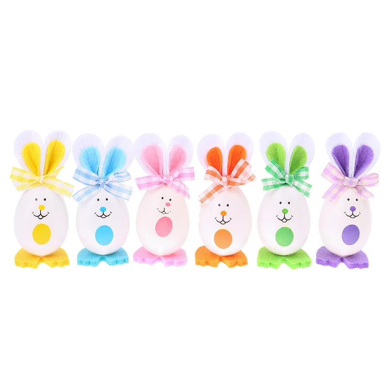 

3Pcs Easter Bunny Eggs Painted Eggs Easter Decoration Gifts Kids Toys Bunny Eggs