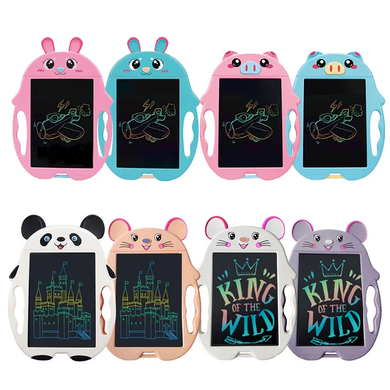 

Montessori Kid Toy Drawing Tablet Colorful Handwriting Animal Writing Board 9inch LCD Dispaly Girl Educational Toys For Children