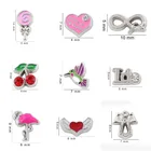 20 шт.лот подвеска в виде леденца с крыльями влюбленных ангелов и леденцов, животное, лебедь, голубь, кулон для Livng, медальон, ожерелья, подарки для любимых, ювелирные изделия