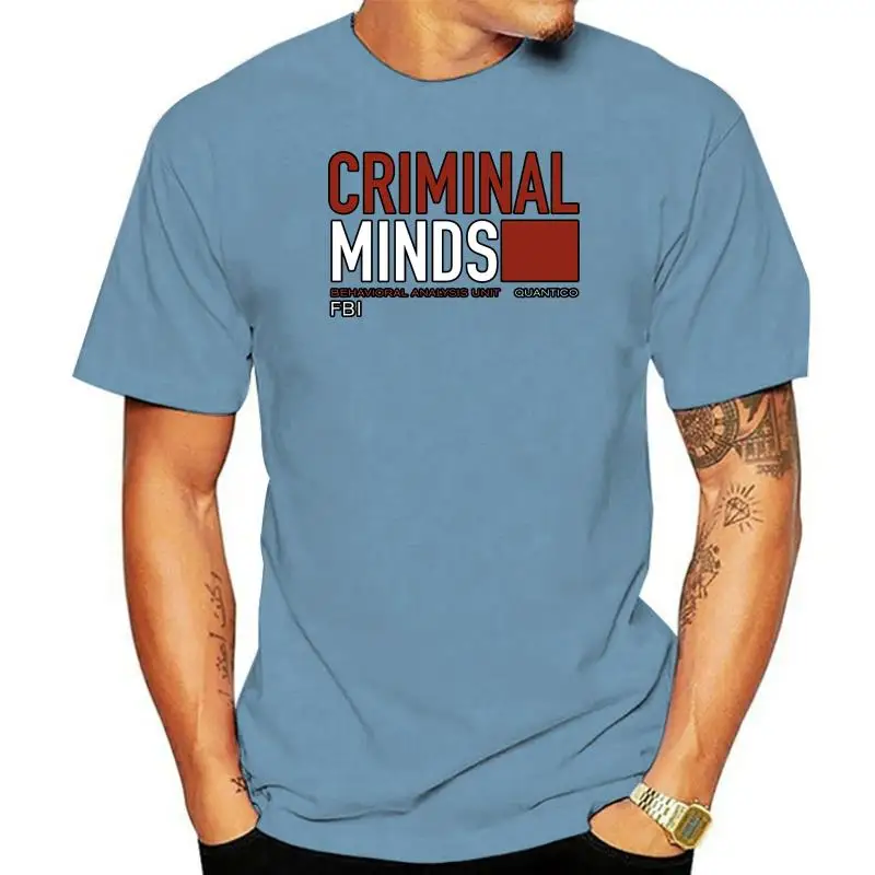 

Criminal Minds TV Show Distressed Logo Quantico Adult Heather T-Shirt All Sizes