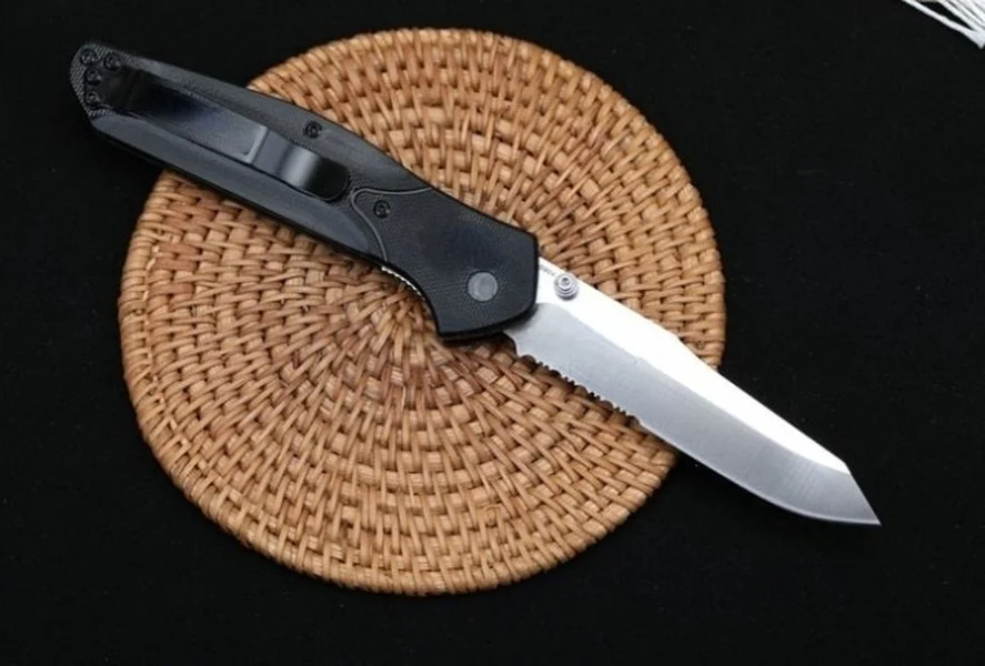 Нож-бабочка Inknife BM940 940 лезвие D2 Черная Ручка G10 тактический карманный складной нож