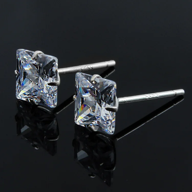 Серьги подвески из серебра 925 пробы 4/5/6 мм|jewelry jewelry|jewelry earringsjewelry |