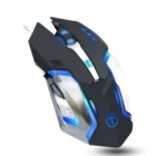 Проводная USB игровая мышь, бесшумная оптическая мышь со светодиодной подсветкой, для офиса, ноутбука, ПК, профессиональных геймеров